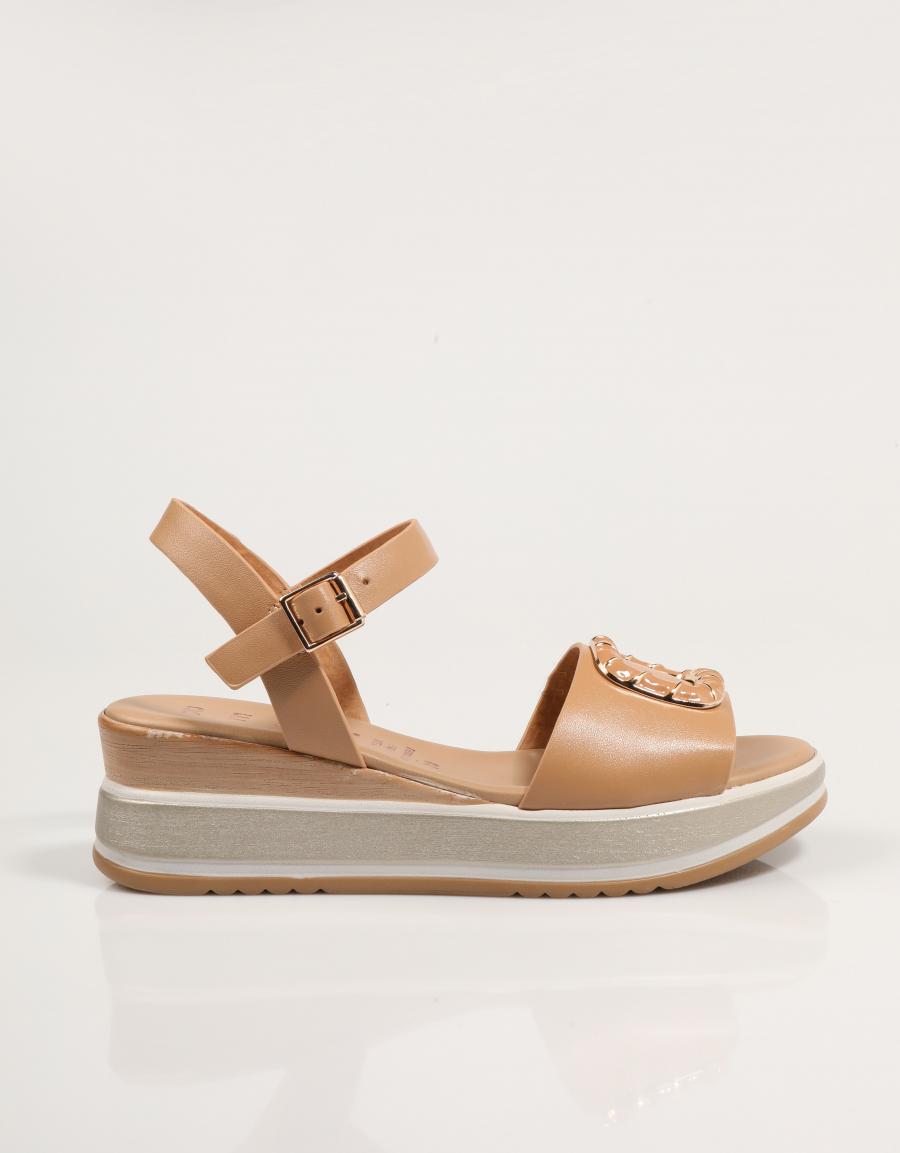 SANDALIAS LA REPO 19236 en color Cuero