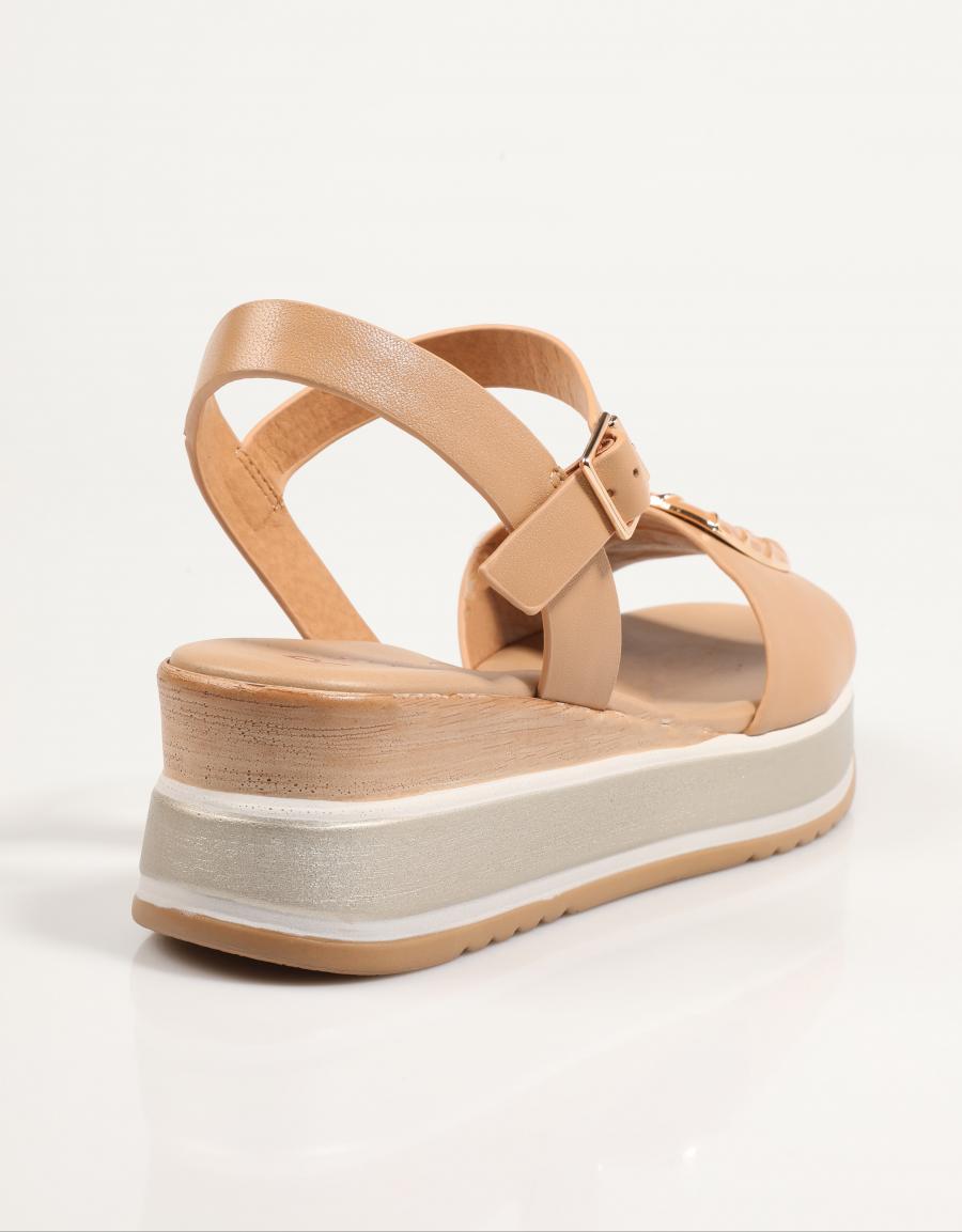 SANDALIAS LA REPO 19236 en color Cuero