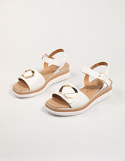 SANDALIAS LA REPO 10280 en color Blanco