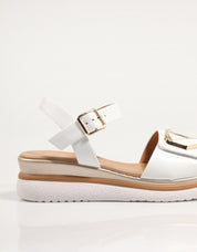 SANDALIAS LA REPO 10280 en color Blanco
