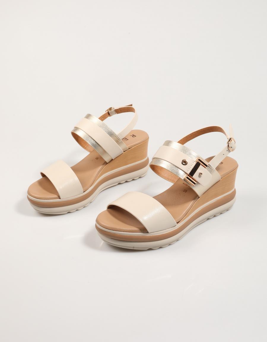 SANDALIAS LA REPO 20238 en color Beige