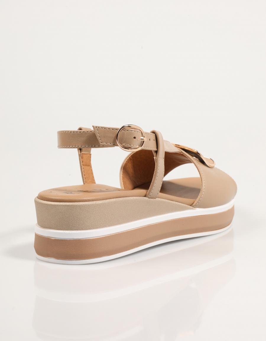 SANDALIAS LA REPO 82259 en color Beige
