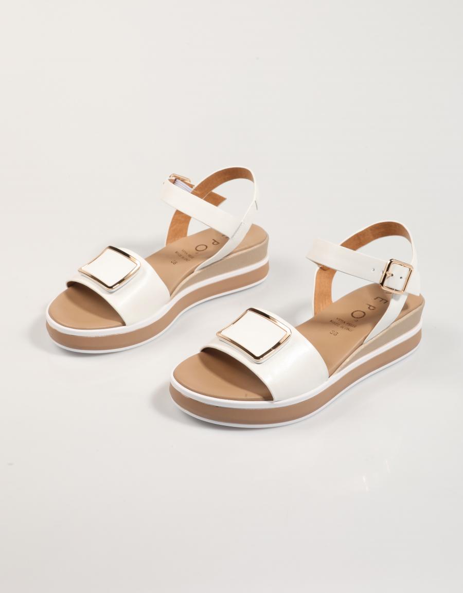 SANDALIAS LA REPO 81254 en color Blanco