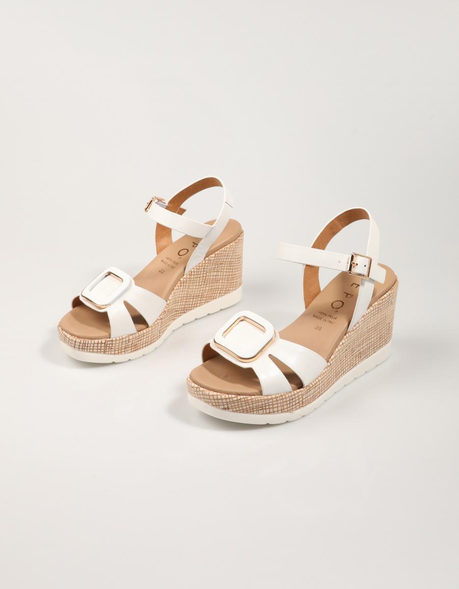 SANDALIAS LA REPO 51425 en color Blanco