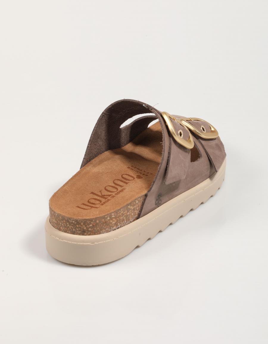 SANDALIAS YOKONO TUNEZ 130 en color Taupe