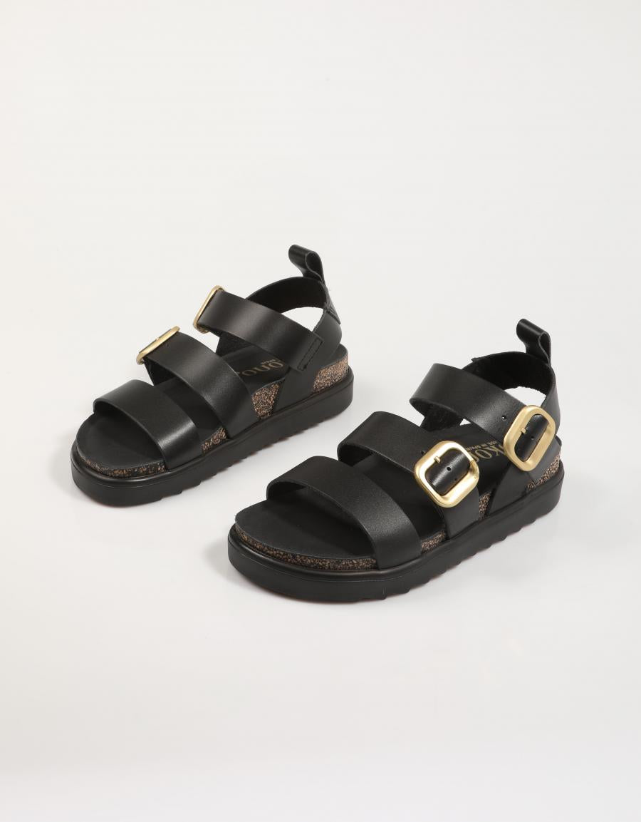 Sandalen Yokono Túnez 127 in Schwarz