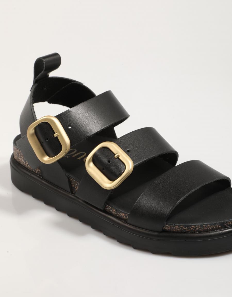 Sandalen Yokono Túnez 127 in Schwarz