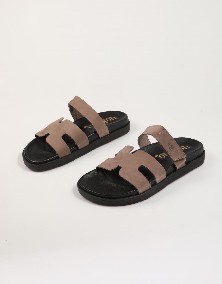 Sandalias Yono Brena 125 und Farbe Taupe