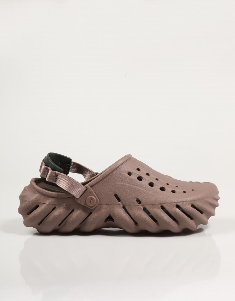 Crocs eco, entupimento de tamancos na cor taupe