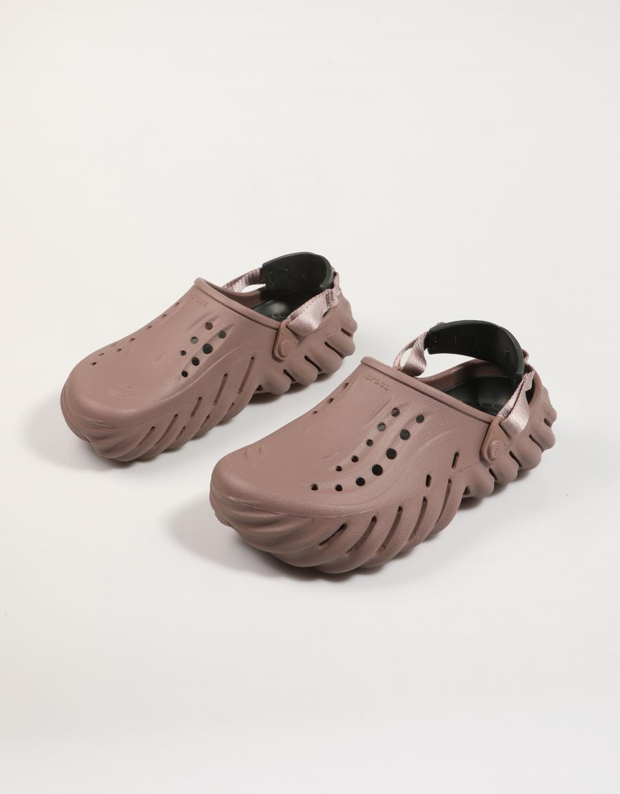 Crocs eco, entupimento de tamancos na cor taupe
