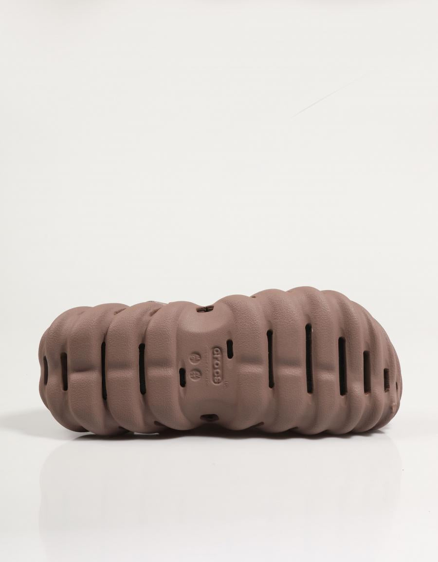 Crocs eco, entupimento de tamancos na cor taupe