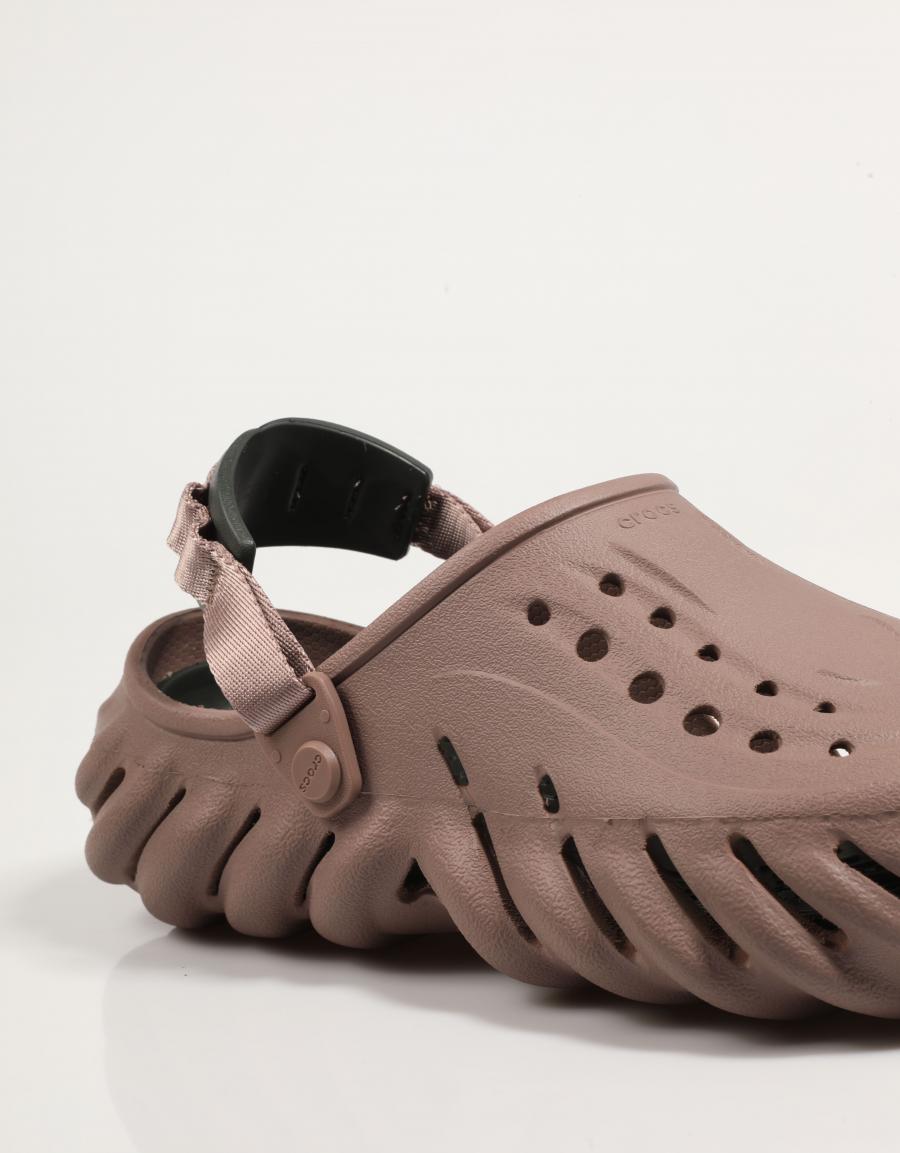 Crocs eco, entupimento de tamancos na cor taupe