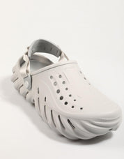 Crocs eco, entupimento de tamancos em cinza
