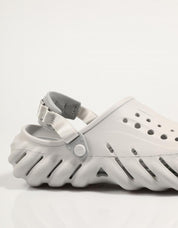 Crocs eco, entupimento de tamancos em cinza