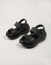 Crocs Mega Crush Sandal 207989 Crocs in nero