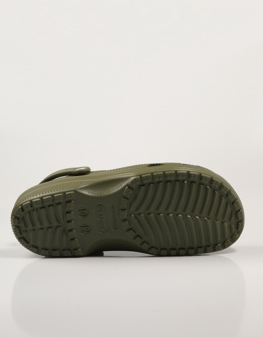 CROCS CLOGS CLÁSCULOS NA COR KAKI