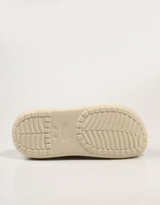 Zuecos crocs triturar entupimento de cor bege