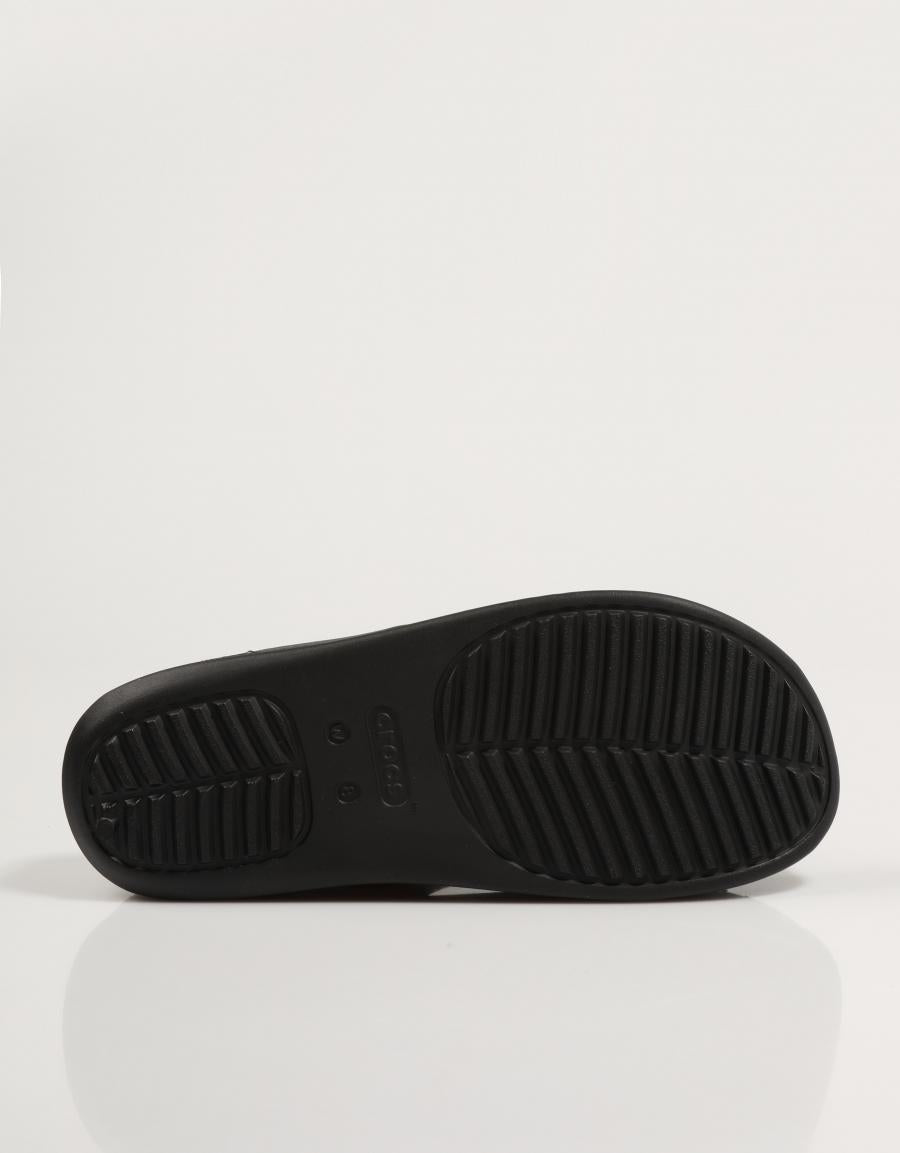 Crocs Getaway Platform drehen Sandalen in Schwarz um