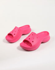 Crocs Bae Slide 211108 verstopft in der Fuxia -Farbe