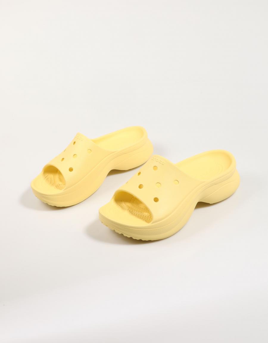 Crocs Bae Slide 211108 verstopft in Gelb