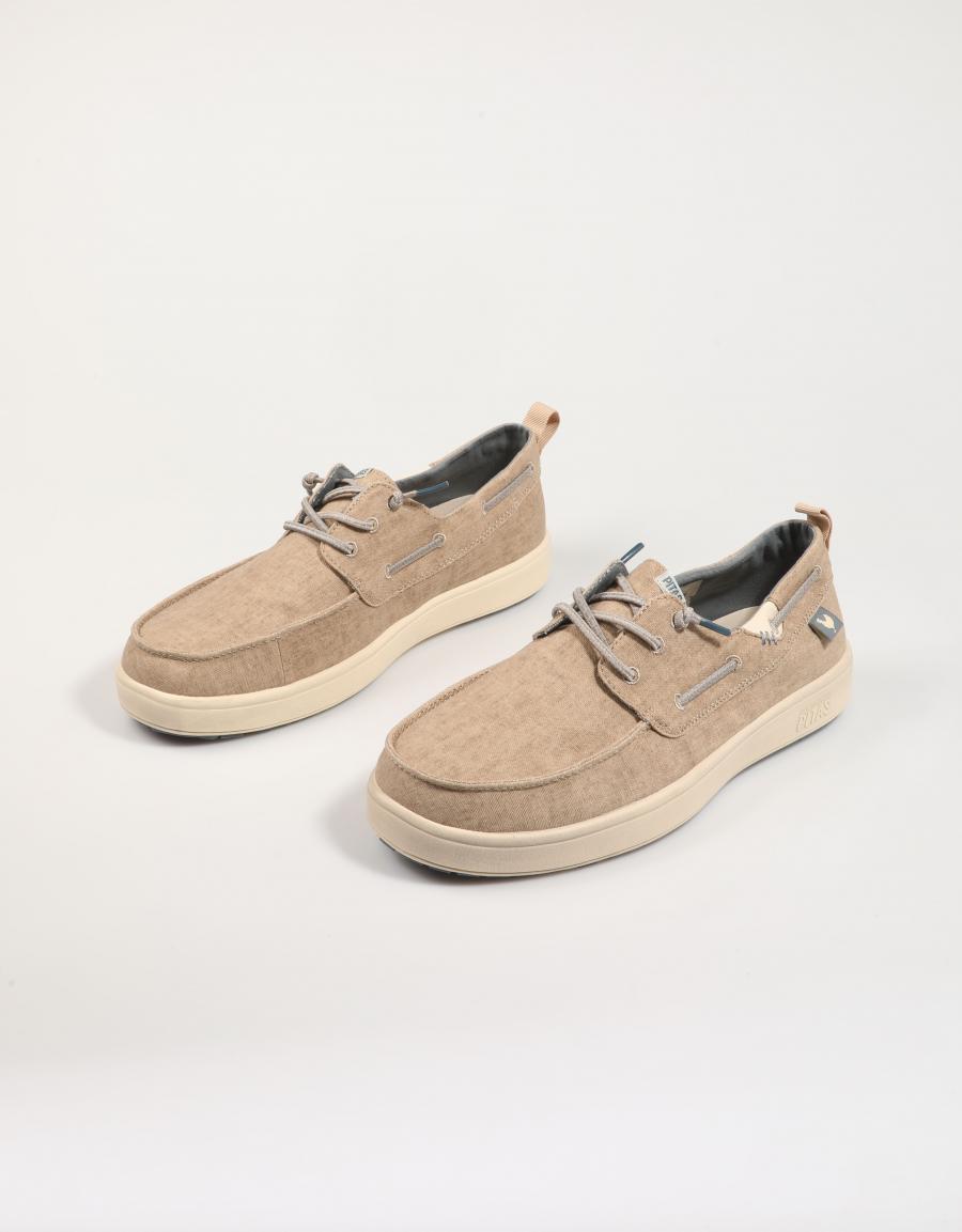 Scarpe da walkin sportive maui di lino in beige