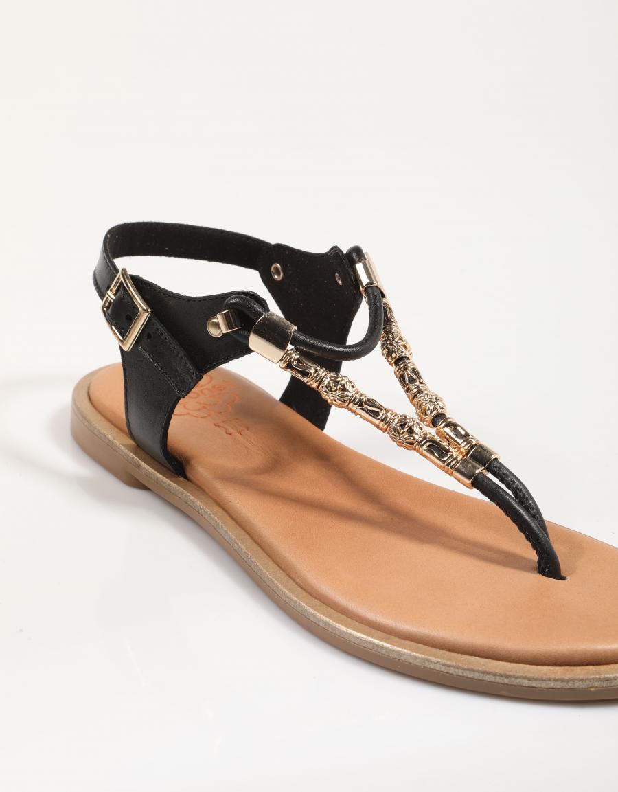 SANDALIAS PORRONET 3112 en color Negro