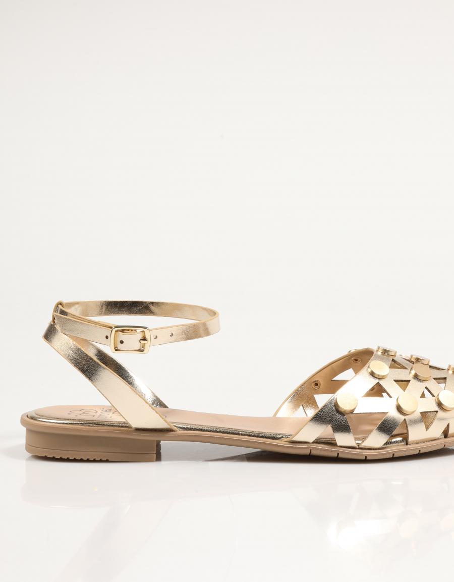 Sandalen Porronet 7091 in Platinfarbe