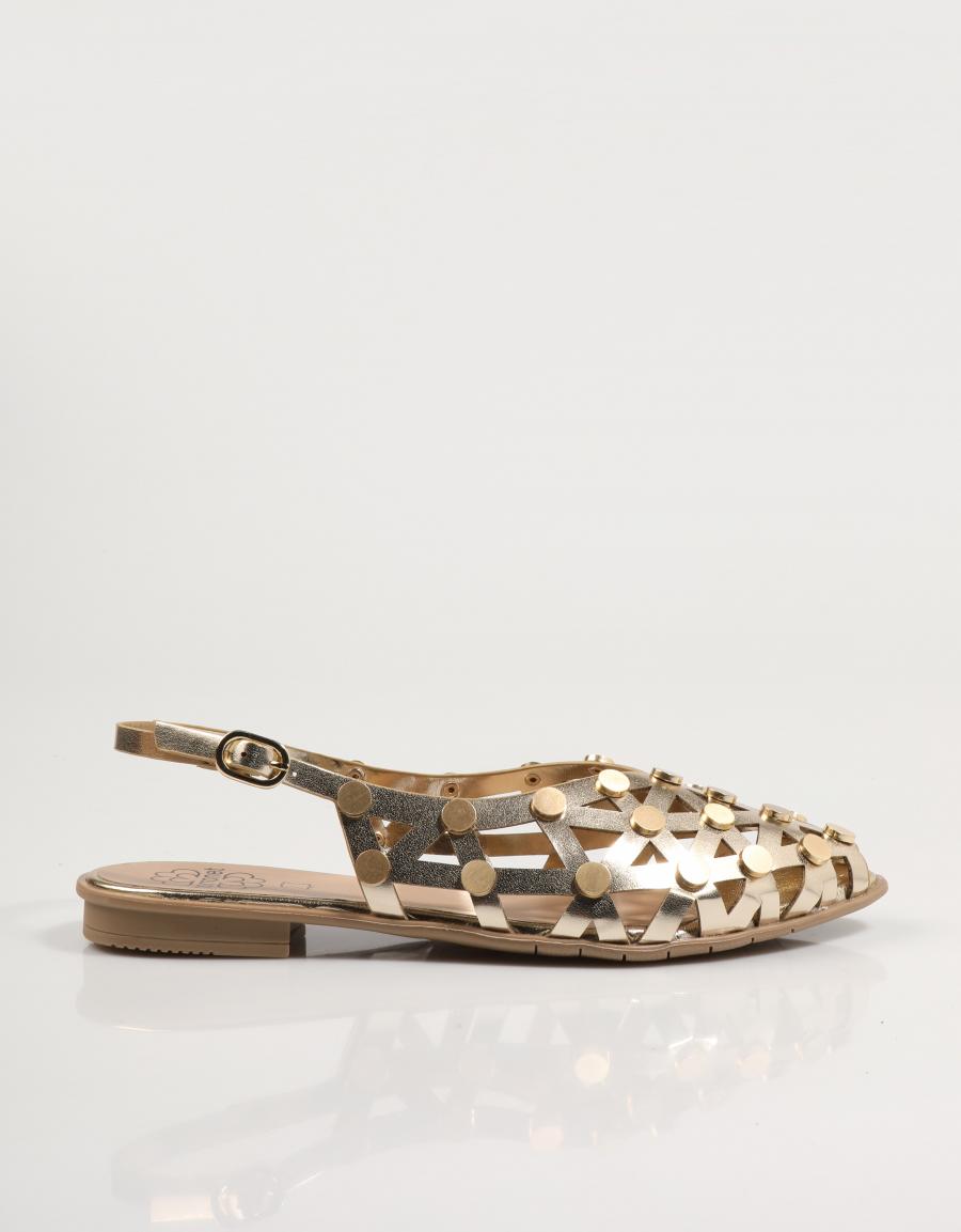 SANDALIAS PORRONET 7093 en color Platino