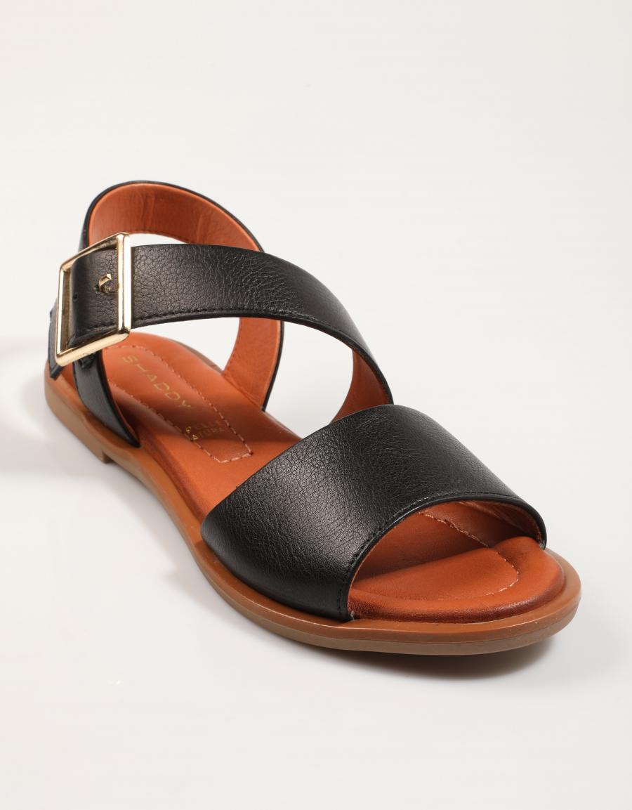 SANDALIAS SHADDY 240300 en color Negro