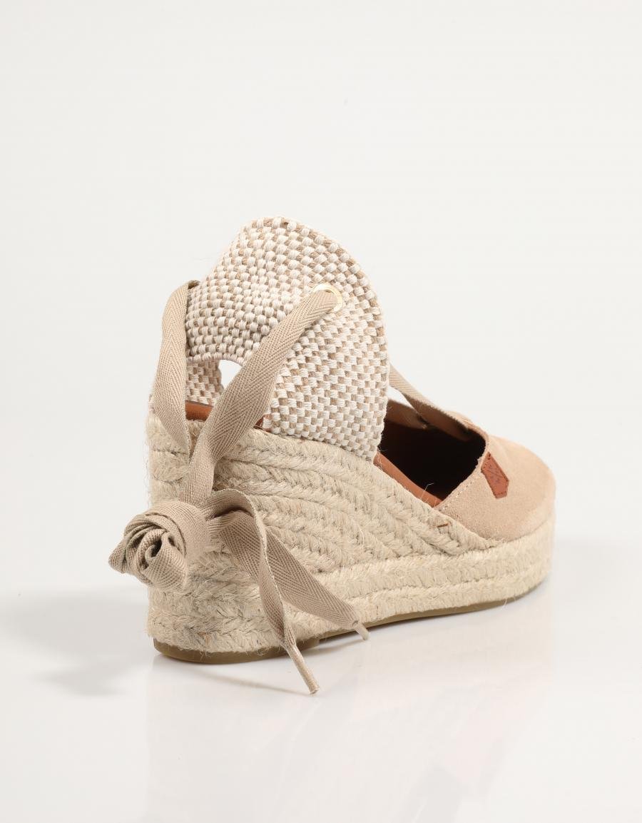 Sandalias Pop -Klora -Gleiche in beige Farbe