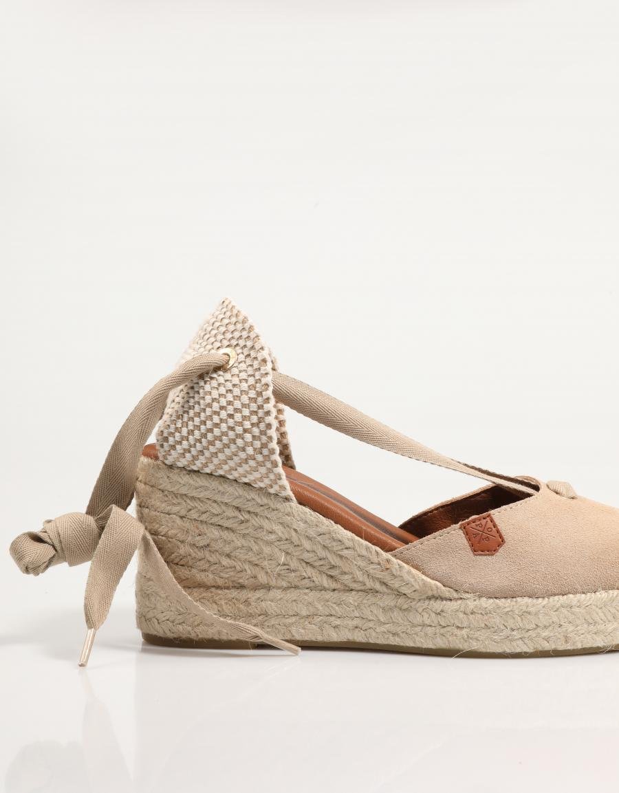 Sandalias Pop -Klora -Gleiche in beige Farbe