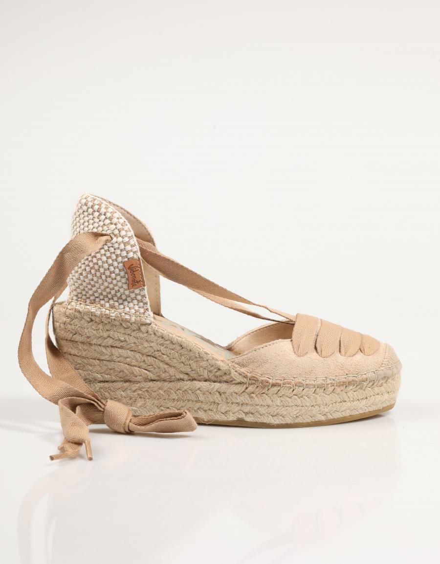 VIDORRETA 12985, SANDALIAS Beige Serraje 87955 – Mayka