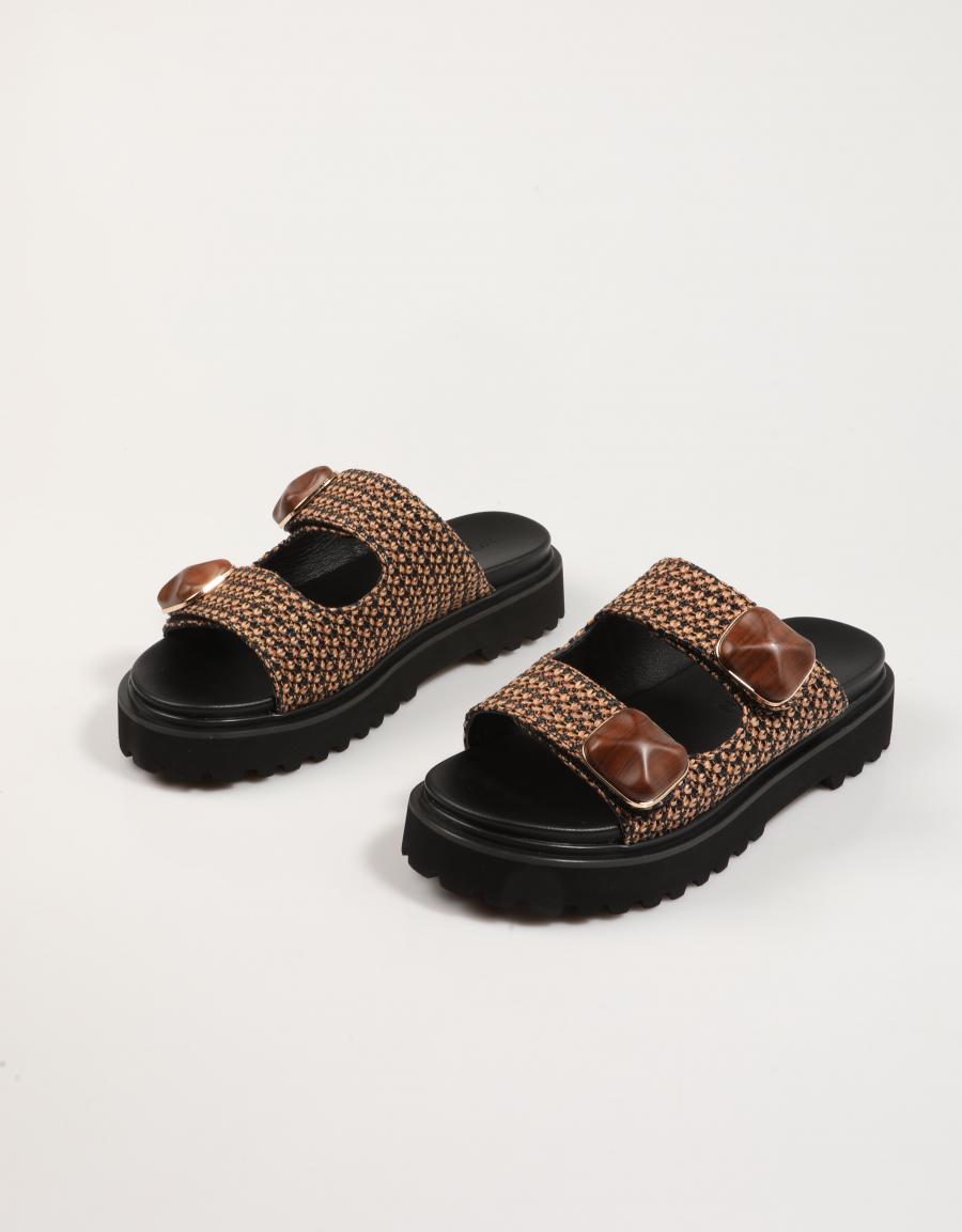 SANDALIAS NOA HARMON VILA 9969 en color Negro