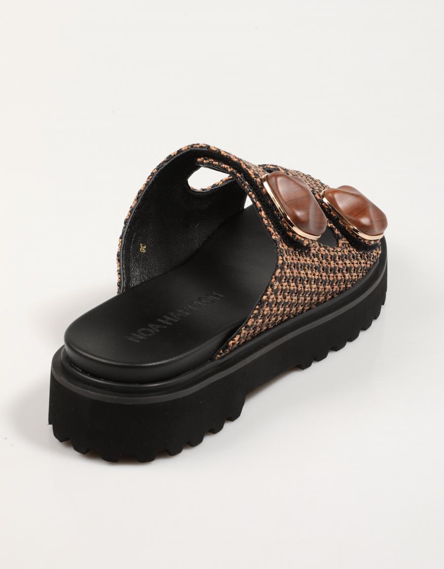 SANDALIAS NOA HARMON VILA 9969 en color Negro