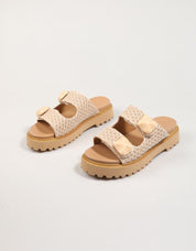 Sandalias Noa Harmon Vila 9969 in beige Farbe