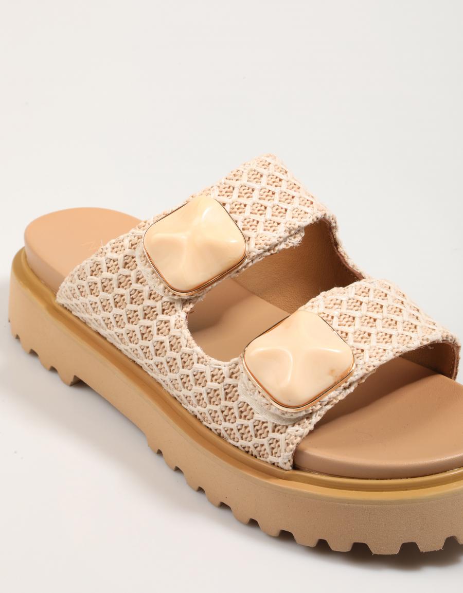 Sandalias Noa Harmon Vila 9969 in beige Farbe