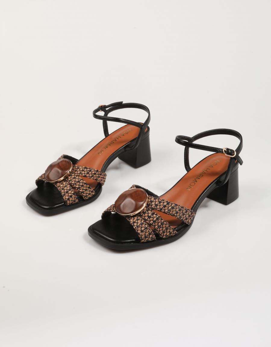 NOA Harmon Carmen 9968 Sandalen in Schwarz