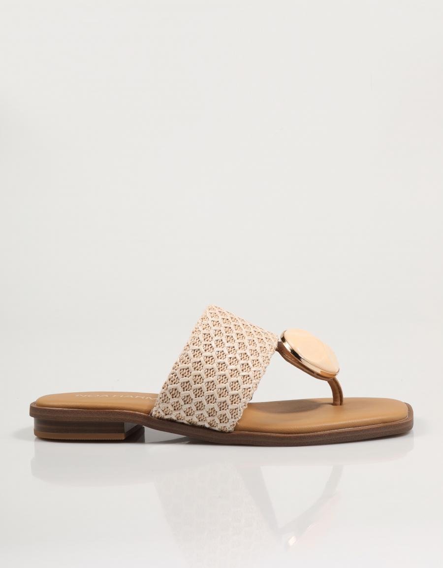 9966 Sandalien 9966 in Beigefarbe