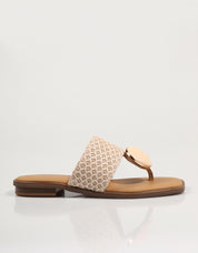 9966 Sandalien 9966 in Beigefarbe