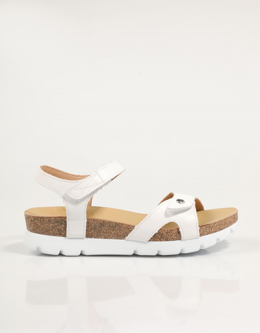 SANDALIAS PANAMA JACK SULIA en color Blanco