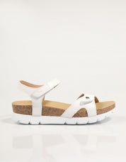 SANDALIAS PANAMA JACK SULIA en color Blanco