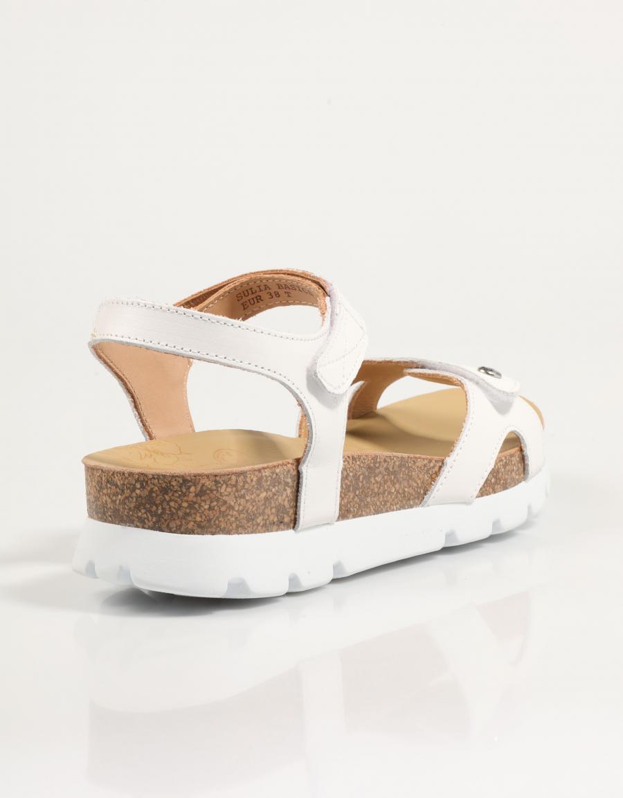 SANDALIAS PANAMA JACK SULIA en color Blanco