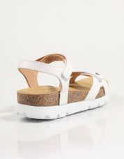 SANDALIAS PANAMA JACK SULIA en color Blanco