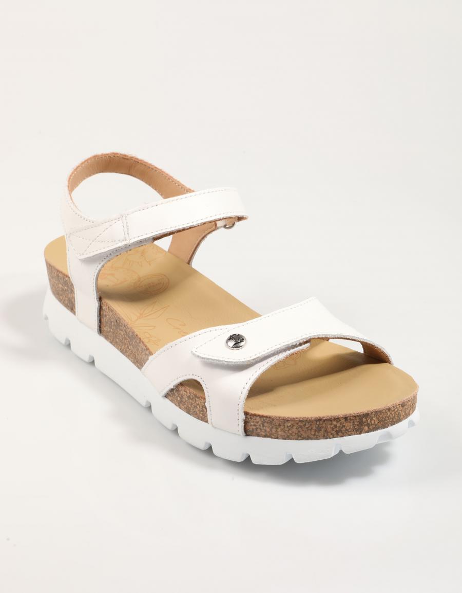 SANDALIAS PANAMA JACK SULIA en color Blanco