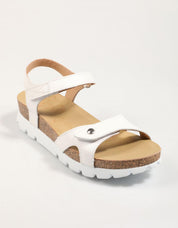SANDALIAS PANAMA JACK SULIA en color Blanco