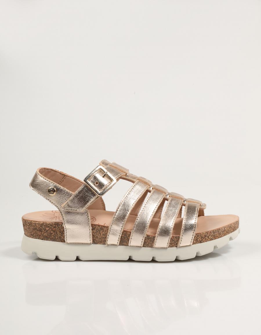 Panamá Jack Shasa Sandals in Bronze Color