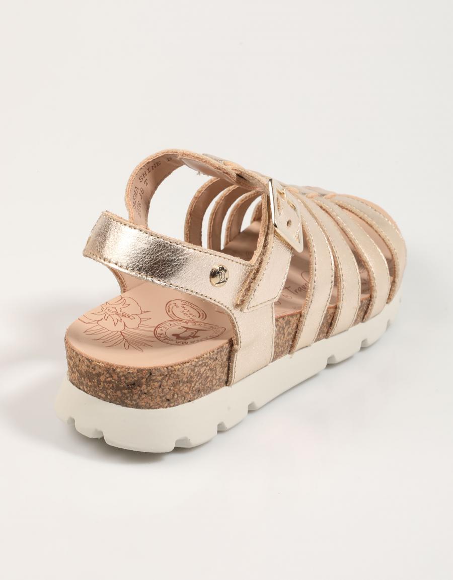 Panamá Jack Shasa Sandals in Bronze Color