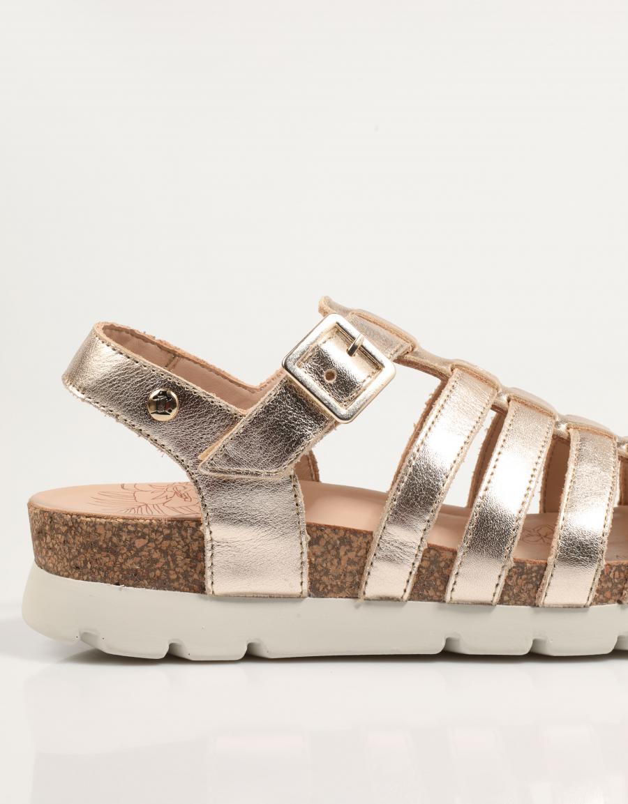 Panamá Jack Shasa Sandals in Bronze Color