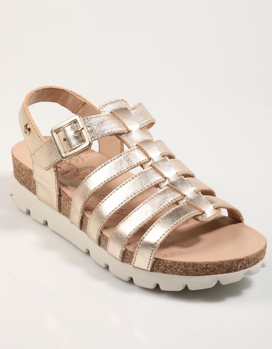 Panamá Jack Shasa Sandals in Bronze Color