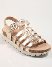 Panamá Jack Shasa Sandals in Bronze Color